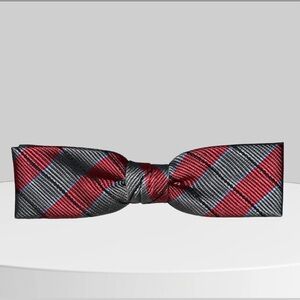 Vintage Arrow clip on bow tie stripes retro gentleman